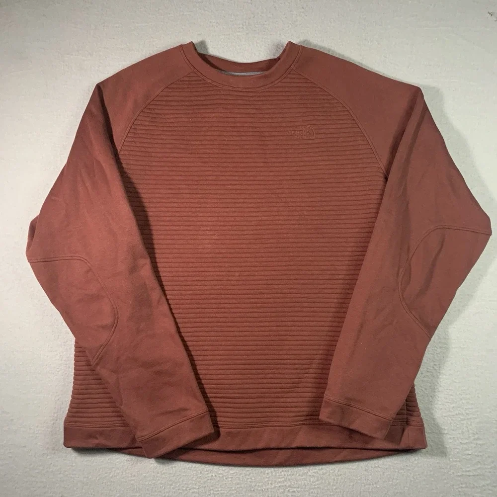 The North Face Mens Ribbed Crewneck Pullover Sweater Sz XL Preowned